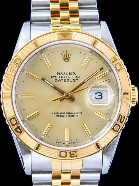 rolex turn o graph two tone|rolex turn o graph thunderbird.